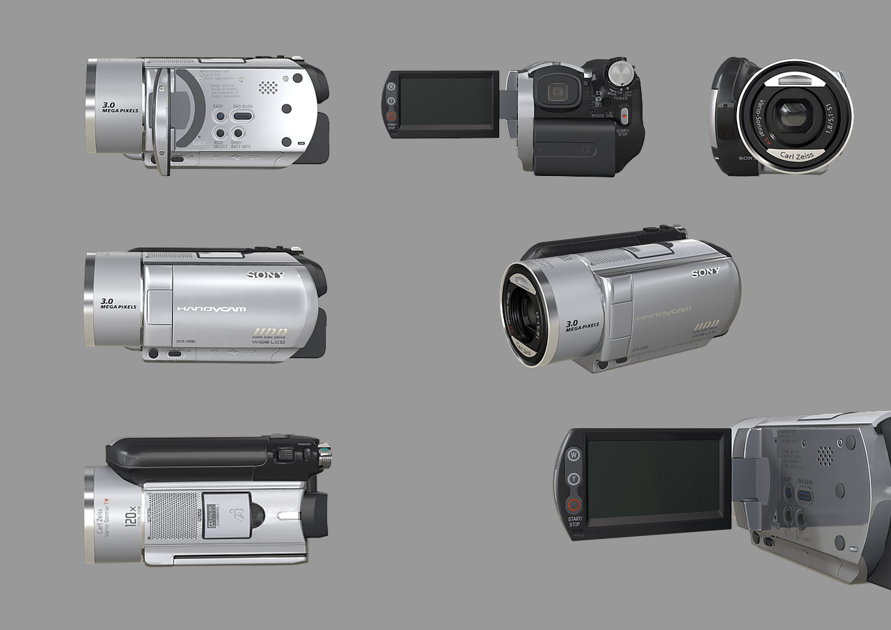 SonyCam_dcr_sr_100_all_views